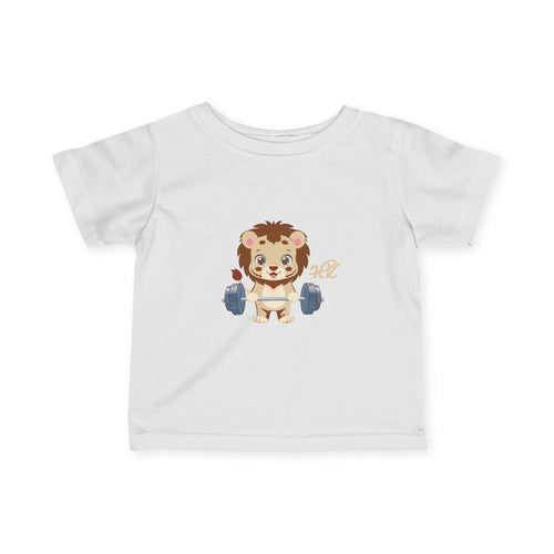 Cute Lion Infant Fine Jersey Tee, Baby Animal Shirt, Toddler Birthday Gift, Baby Shower Gift, Kids Sports Tee, Cute Baby Outfit
