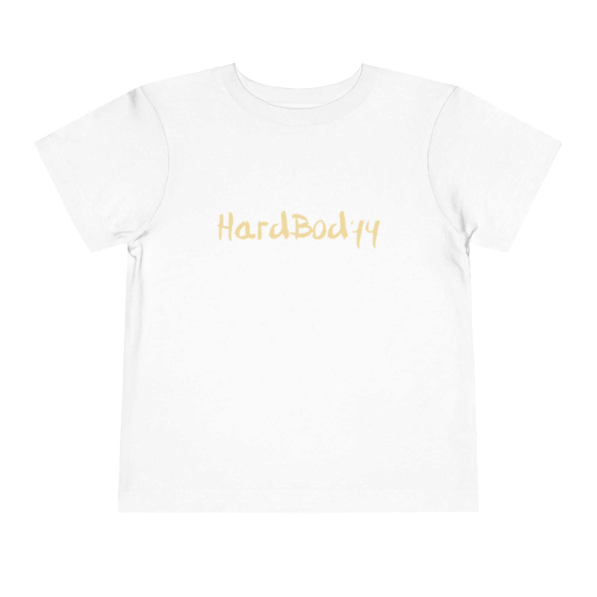 Toddler Tee — "HardBodyy" Creame Script Kids T‑Shirt