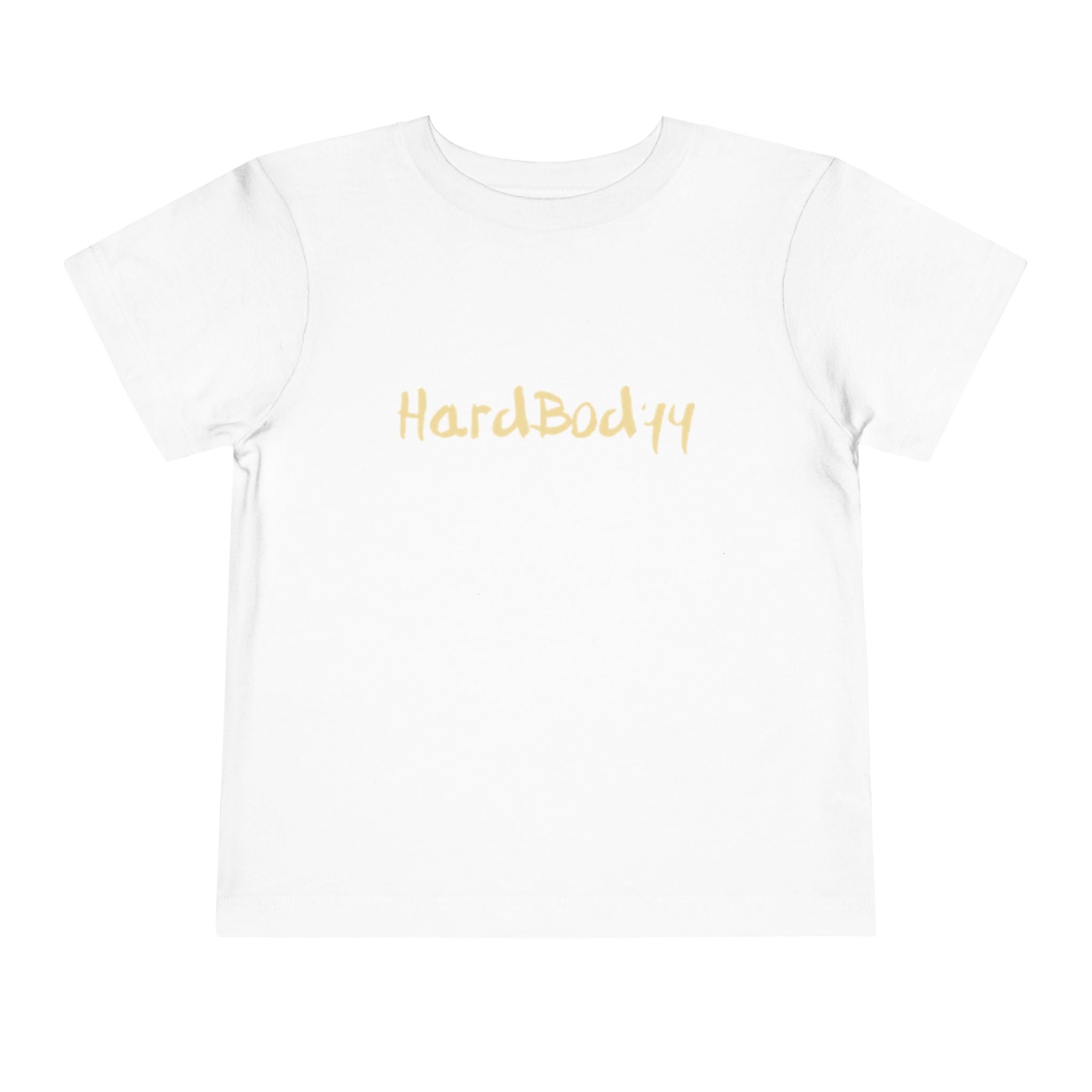 Toddler Tee — "HardBodyy" Creame Script Kids T‑Shirt