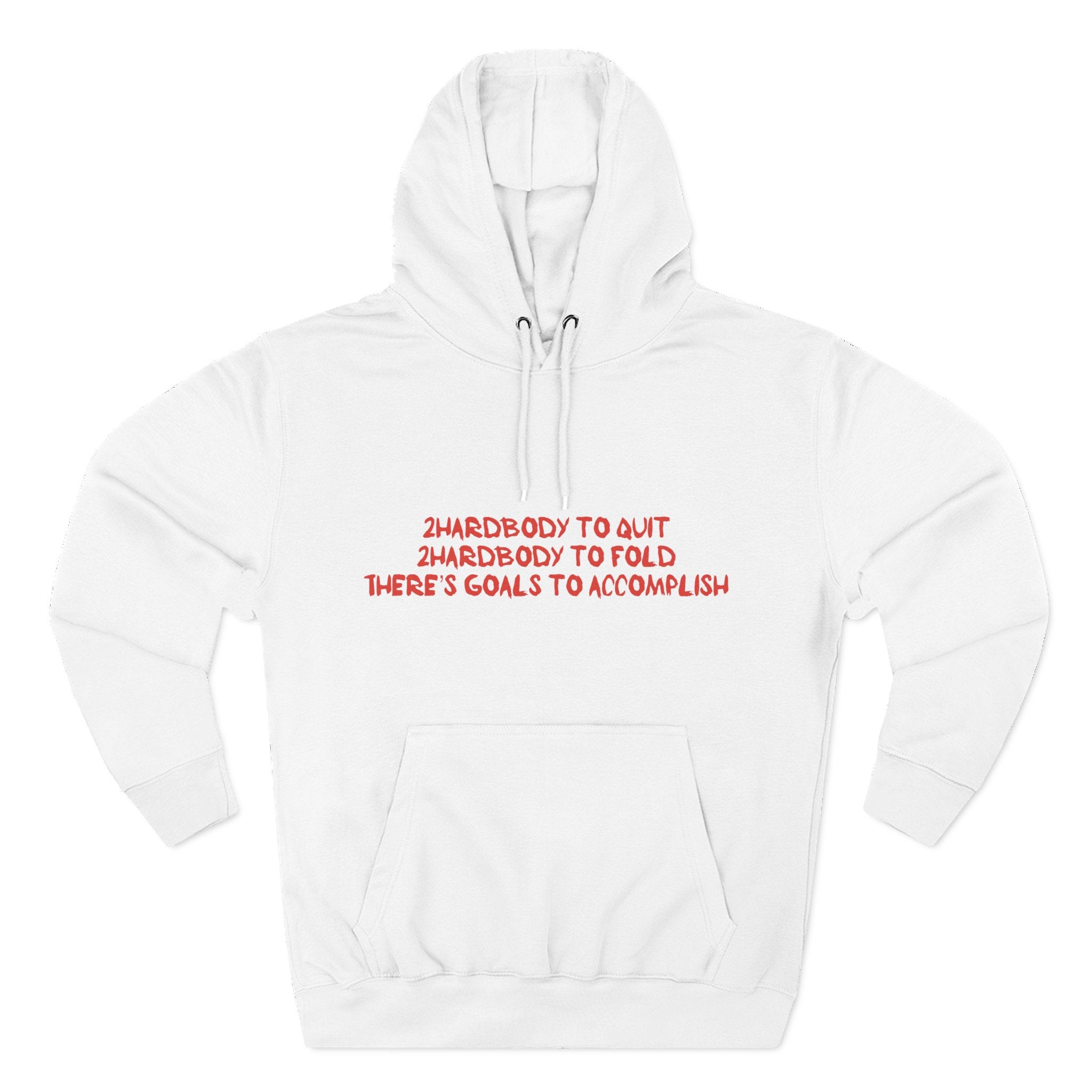 "2 Hardbody to Quit" Fleece Pullover