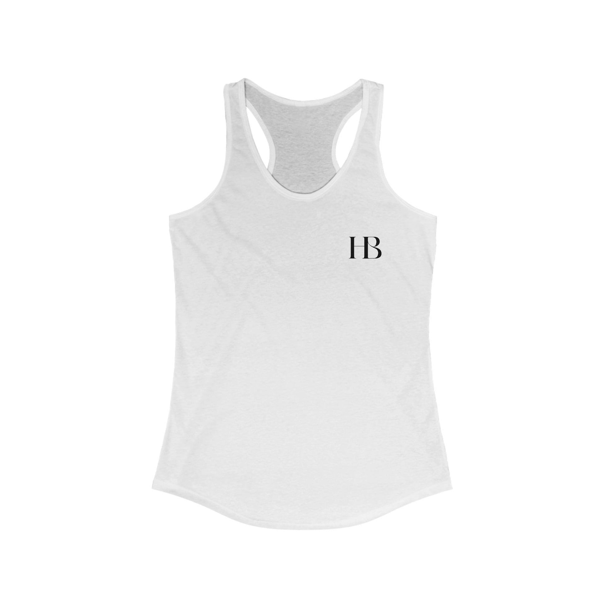 Chic Workout Tank, Casual Summer Top, Fitness Apparel, Personalized Gift, Everyday Wear, Monogrammed Racerback