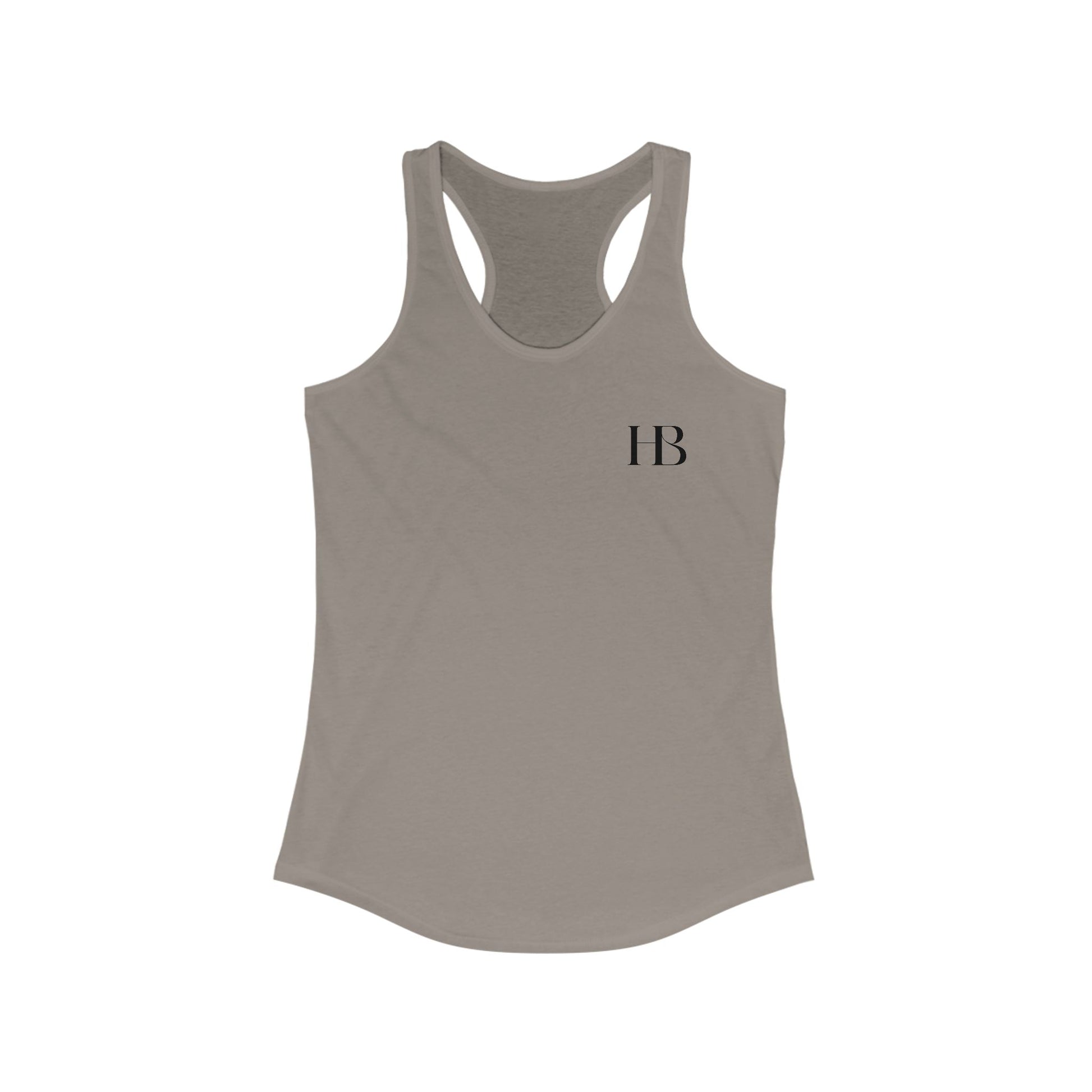 Chic Workout Tank, Casual Summer Top, Fitness Apparel, Personalized Gift, Everyday Wear, Monogrammed Racerback