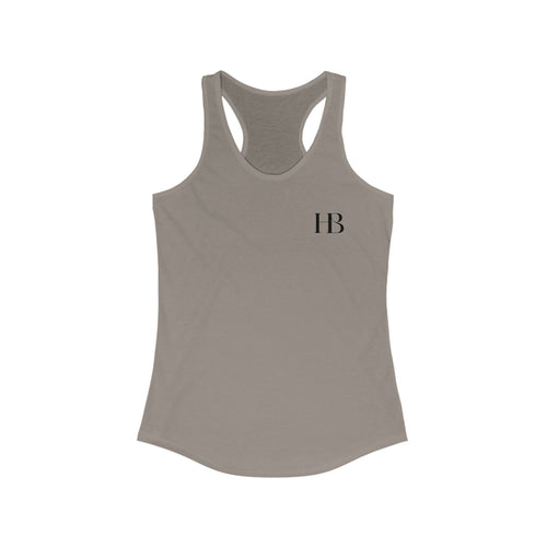 Chic Workout Tank, Casual Summer Top, Fitness Apparel, Personalized Gift, Everyday Wear, Monogrammed Racerback